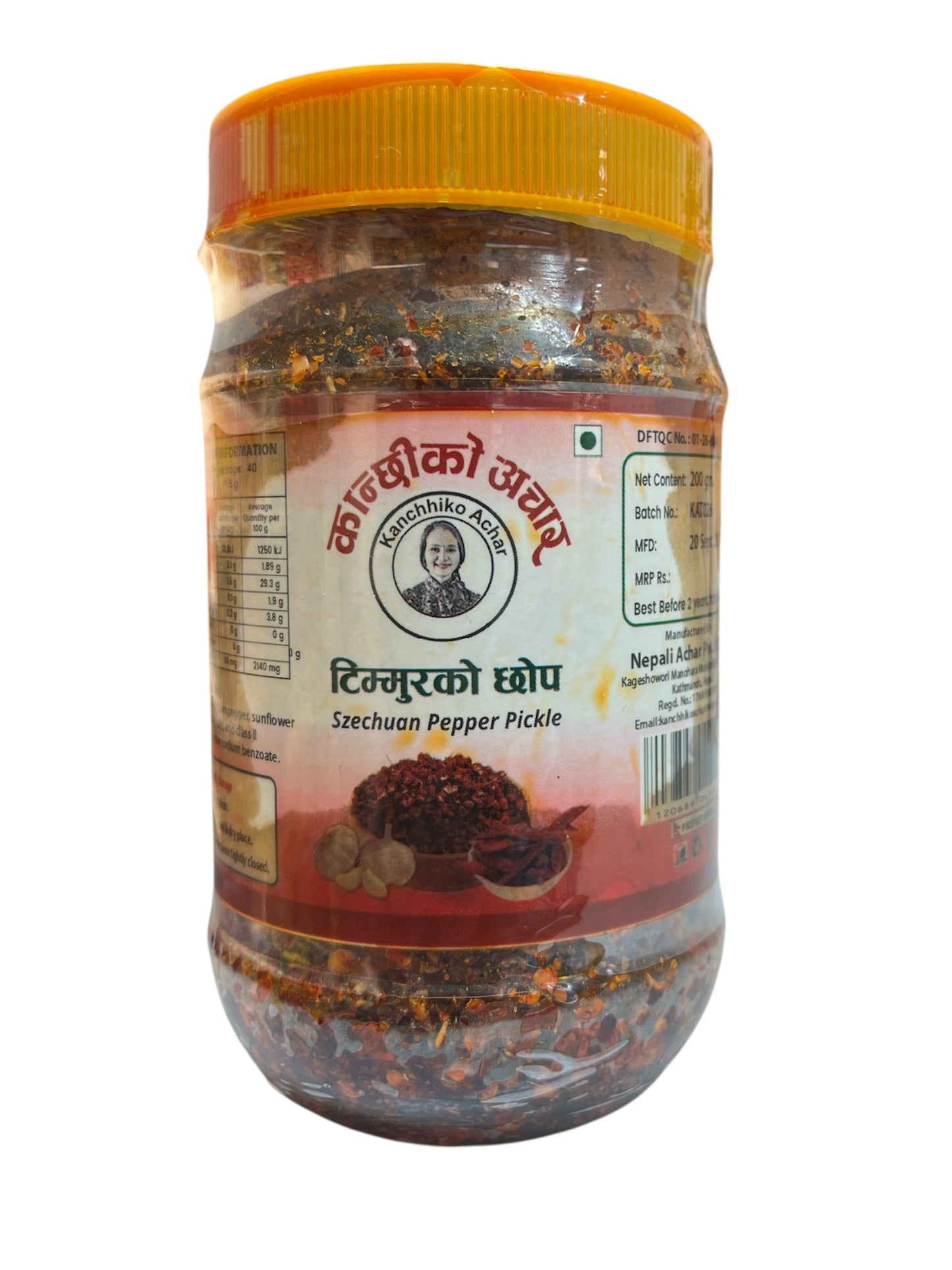 Kanchi Ko Achar timmur chop 200g