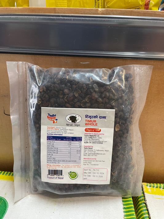 Taste Nepal Timur Whole 50Gm