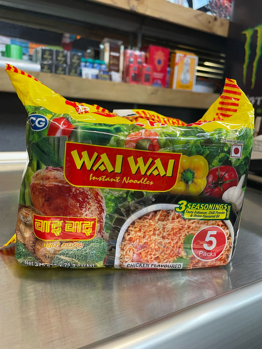 Wai Wai Chicken Noodles 5Pack