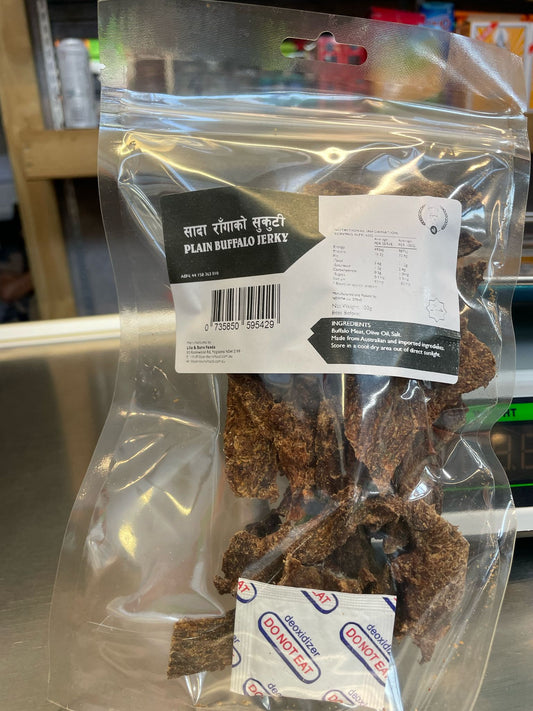 Nepalese Plain Buff Jerky 100g