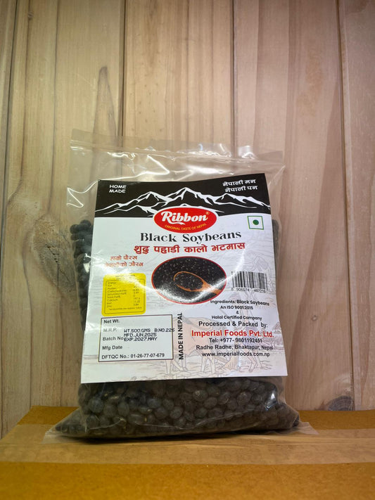 Ribbon Black Soybeans Kalo Bhatmas 500gm